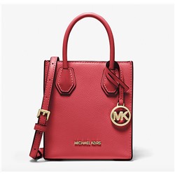 MICHAEL MICHAEL KORS Mercer Extra-Small Pebbled Leather Crossbody Bag