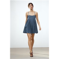 SHORT DENIM TRF DRESS