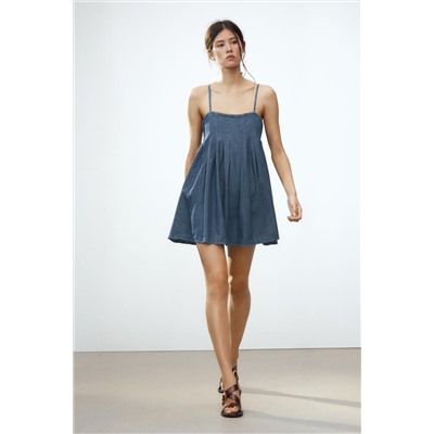 SHORT DENIM TRF DRESS
