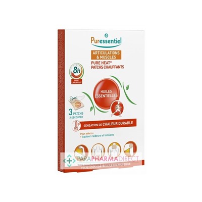 Puressentiel Articulations & Muscles Pure Heat Patchs Chauffants x3