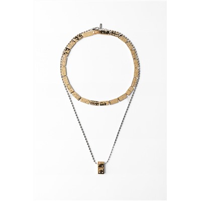 PACK OF 2 DOMINO NECKLACES