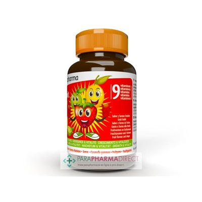 ArkoPharma Azinc Multivit Croisance & Vitalité 60 gommes