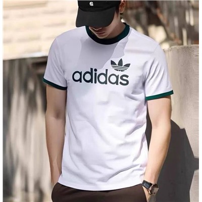 Эластичная футболка Adida*s Originals 🩵  Материал: хлопок с небольшой примесью полиэстера