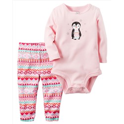 2-Piece Bodysuit & Pant Set