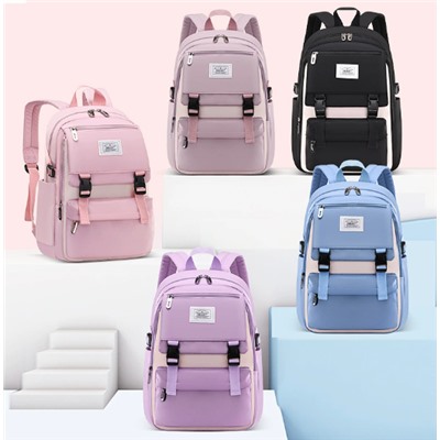 Рюкзак школьный для девочек и мальчиков. Водонепроницаемый, дышащие лямки, легкий, прочная фурнитура Равномерно распределяет вес на позвоночник