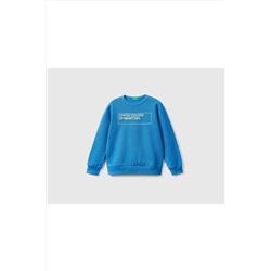 United Colors of Benetton Benetton Yazılı Sweatshirt 223P3J68C109Z-3F4