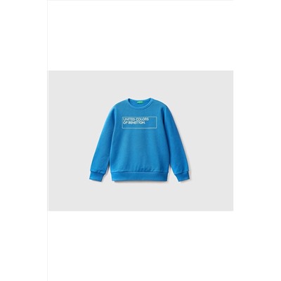 United Colors of Benetton Benetton Yazılı Sweatshirt 223P3J68C109Z-3F4