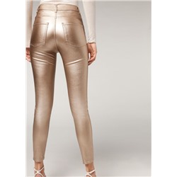 Skinny Leggings in Lederoptik