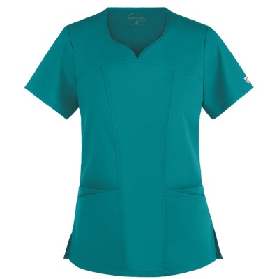 UA Butter-Soft STRETCH Sweetheart Neck Scrub Top