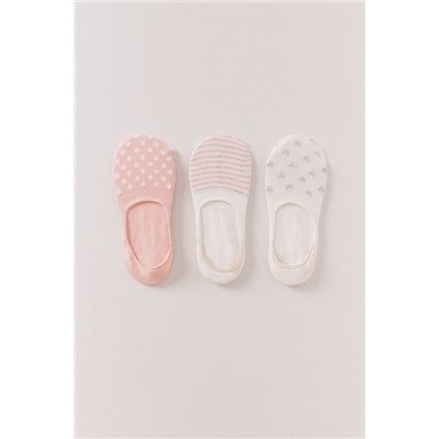 Pack 3 calcetines invisibles prints variados