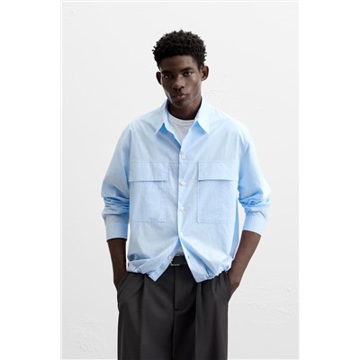 SOBRECAMISA BOLSILLOS
