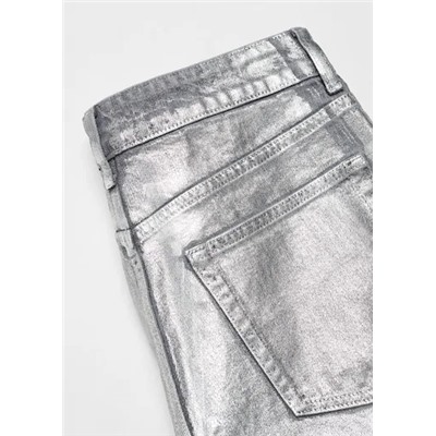 Jeans rectos foil