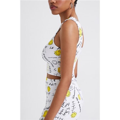 Top cropped slim Smiley®