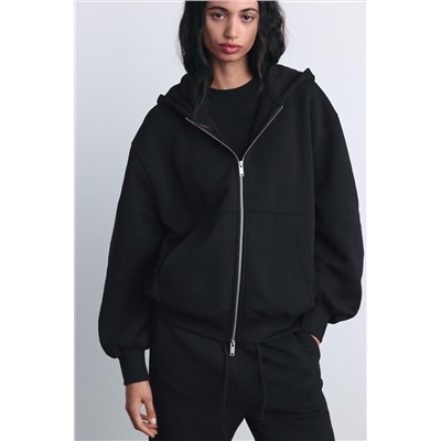 OVERSIZE ZIP-UP HOODIE