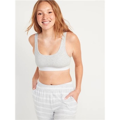 Supima® Cotton-Blend Bralette Top for Women