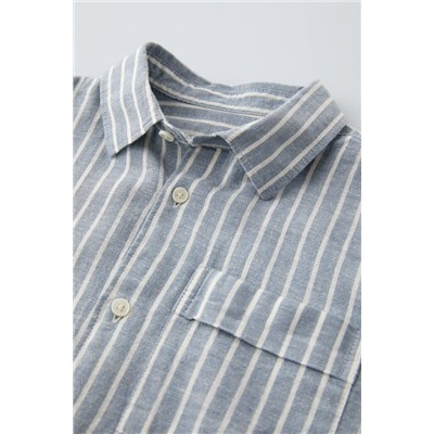 POCAS UNIDADES CAMISA RAYAS CON LINO
