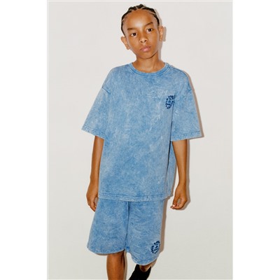 SUDADERA MANGA CORTA LAVADA