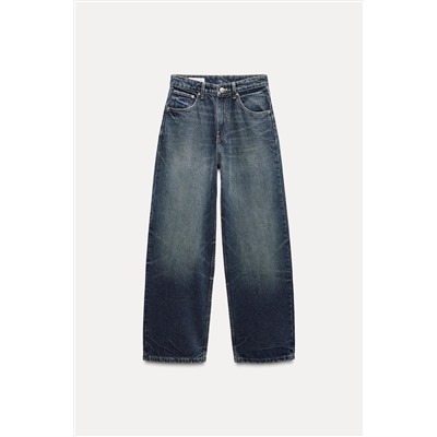 RELAXED OVERSIZE TAPERED HIGH-WAIST JEANS