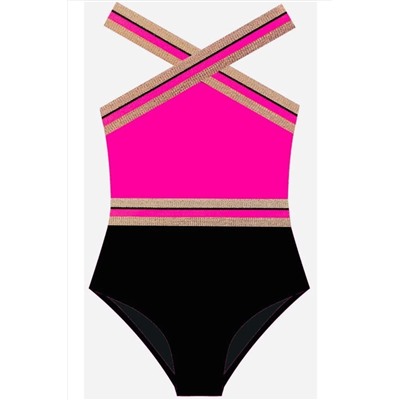 DEEP BEACH Siyah-fuşya Kız Çocuk Mayo Db200703cm DB200703CM