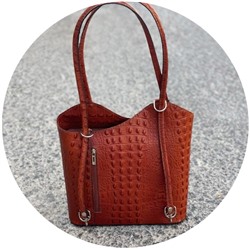 PELLE MOCHILA СОСО RUST (600)