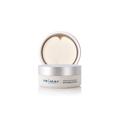 Shark's Fin Collagen Anti-Wrinkle Eye Patch, Антивозрастные патчи для век с экстрактом акульего плавника и коллагеном