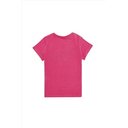 Kız Çocuk Pembe Basic Tişört
