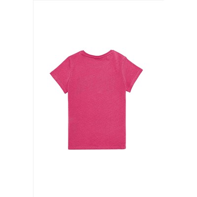 Kız Çocuk Pembe Basic Tişört