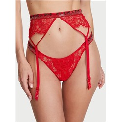 VERY SEXY Shine Strap Lace Garter Belt