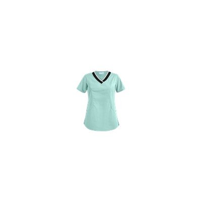 Butter-Soft Scrubs by UA™ Contrast Binding V-Neck Top