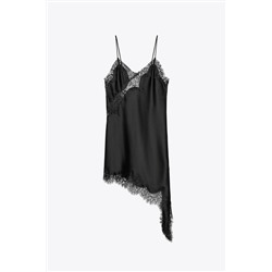 ASYMMETRIC LACE DRESS ZW COLLECTION