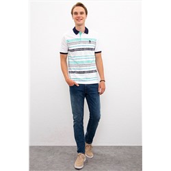 Erkek Mint Polo Yaka Tişört