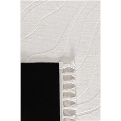 Pluie Rölyef Halı - Beyaz - 150x230 cm