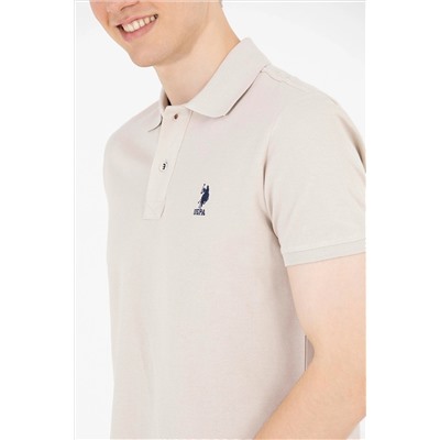 Erkek Taş Basic Polo Yaka Tişört