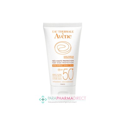 Avène Solaire Minéral SPF50+ Crème Très Haute Protection 50ml