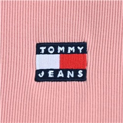 Хлопковая ребристая футболка TOMMY HILFIGE*R ОРИГИНАЛ!
