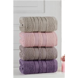 Mürdüm Home Mila 50x90 cm 4'lü El Ve Yüz Havlu Seti 333