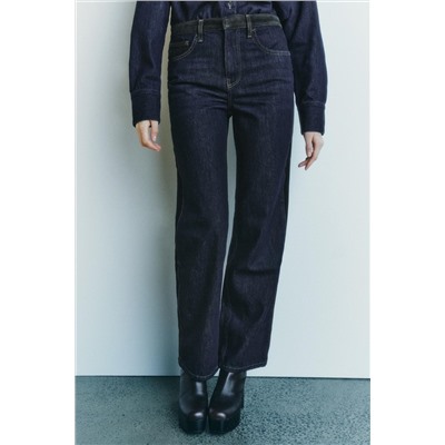 ZW COLLECTION RELAXED FIT MID-RISE JEANS