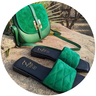 Ab.Zapatos 3420 TREBOL+Pelle 2704 verde