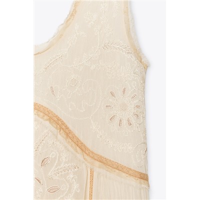 ZW COLLECTION EMBROIDERED DRESS