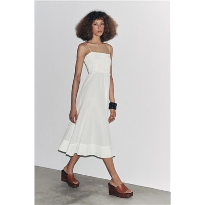 ZW COLLECTION COTTON MIDI DRESS