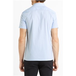 Camisa slim fit - Azul