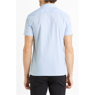Camisa slim fit - Azul
