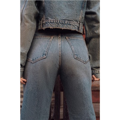 TRF MOM FIT HIGH-WAIST JEANS