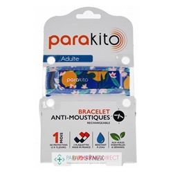 Parakito Bracelet Anti-Moustiques Rechargeable Adulte Fun Citrons