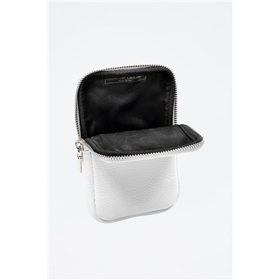 Bandolera Albaredo de piel - Blanco