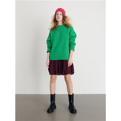 Gemustertes kleid