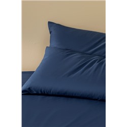 Manon King Size %100 Pamuk Ranforce Lastikli Çarşaf Takımı - Lacivert