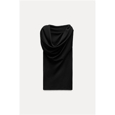 DRAPED SHORT DRESS