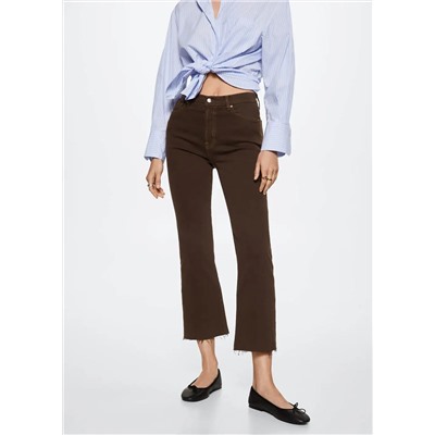Jeans bootcut tiro alto -  Mujer | MANGO OUTLET España
