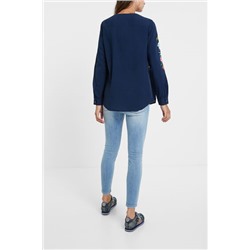 Blusa cremallera floral